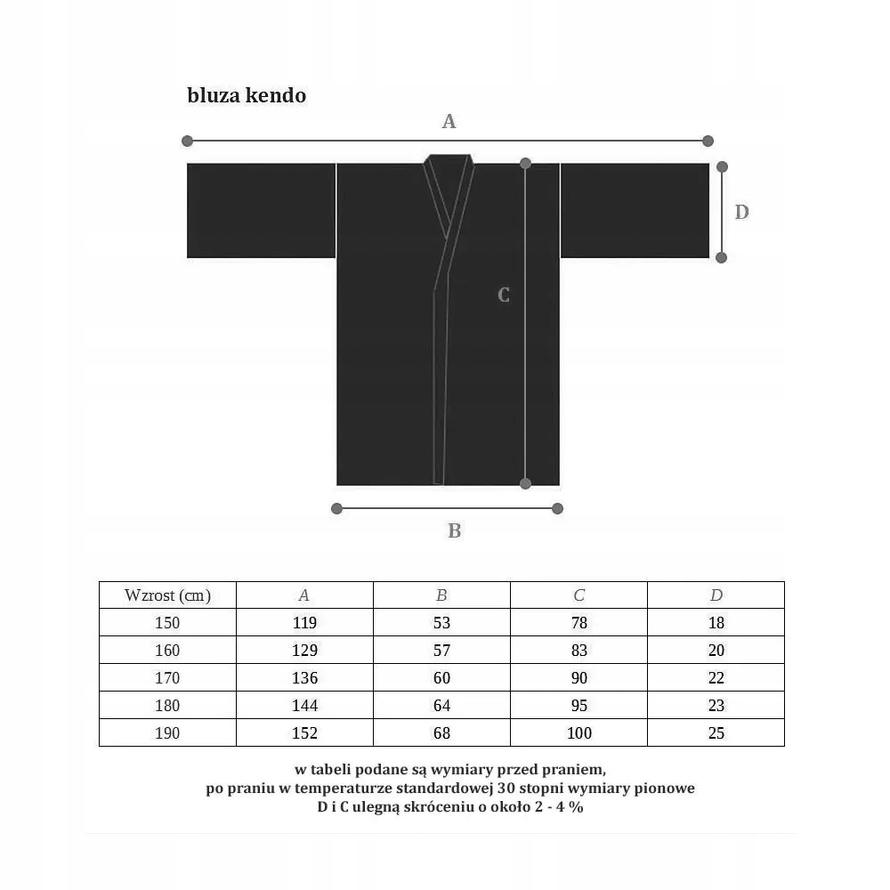 Bluza, Keikogi Do Kendo 190 cm Kolekcja Kendo