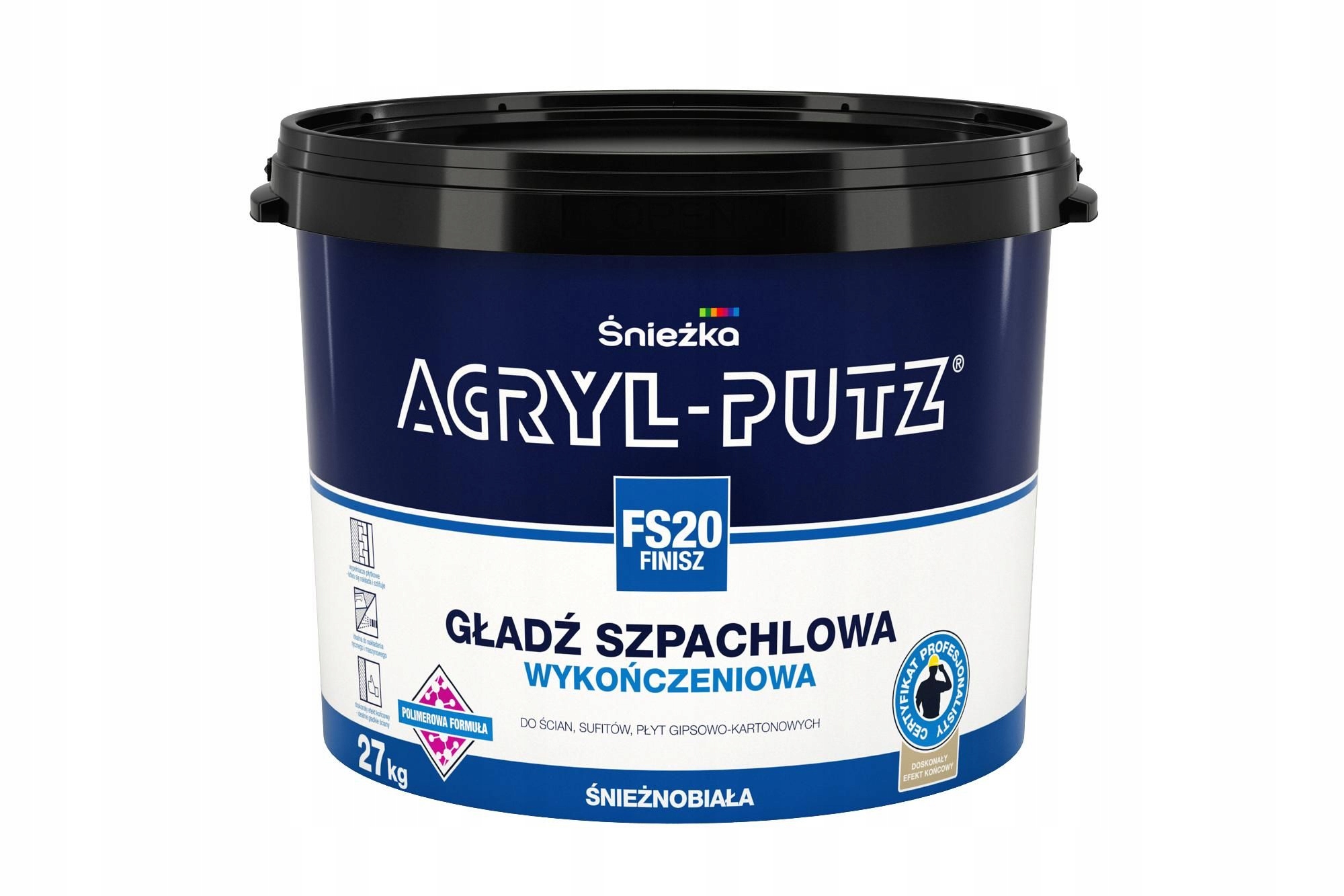 

Gładź Masa Szpachlowa Acryl Putz FS20 8KG Śnieżka