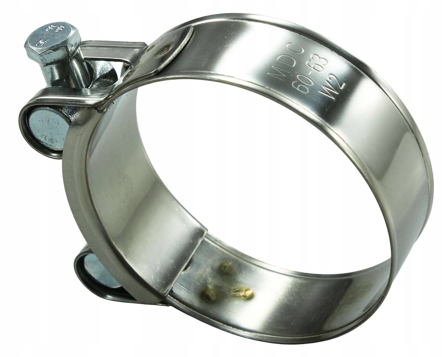 MDC Obejma 60-63mm Gbs W2 Nierdzewna 304SS Opaska Sgb wąż Turbo Intercooler