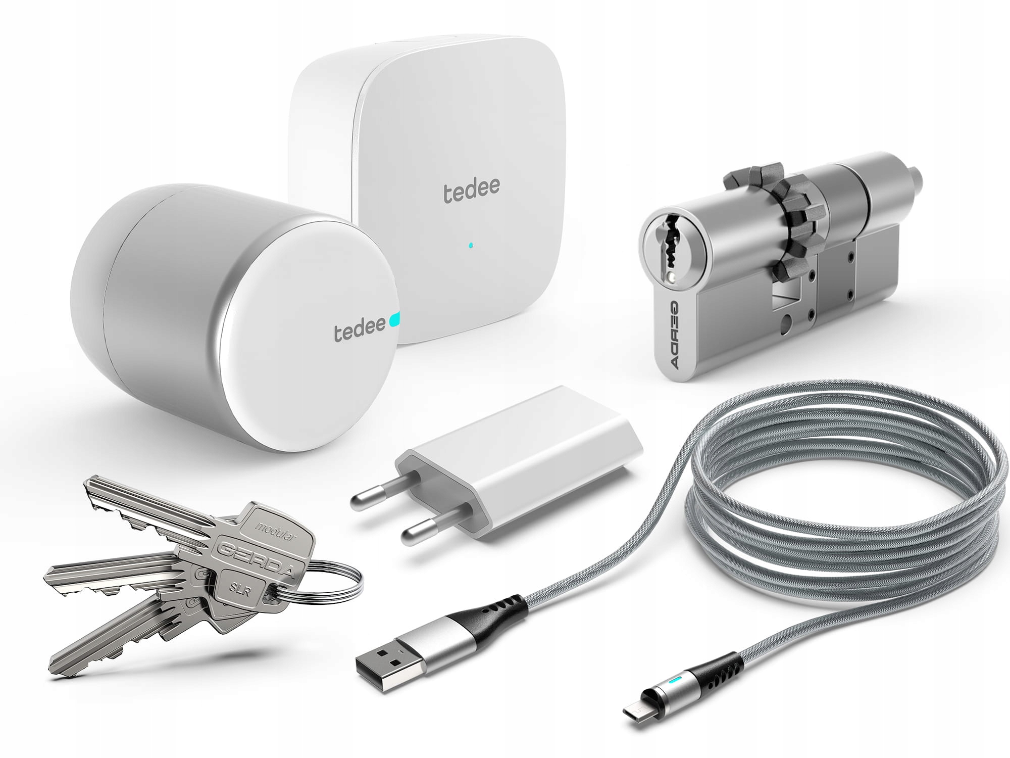 Inteligentny Zamek Tedee Zestaw B Smart WiFi GERDA