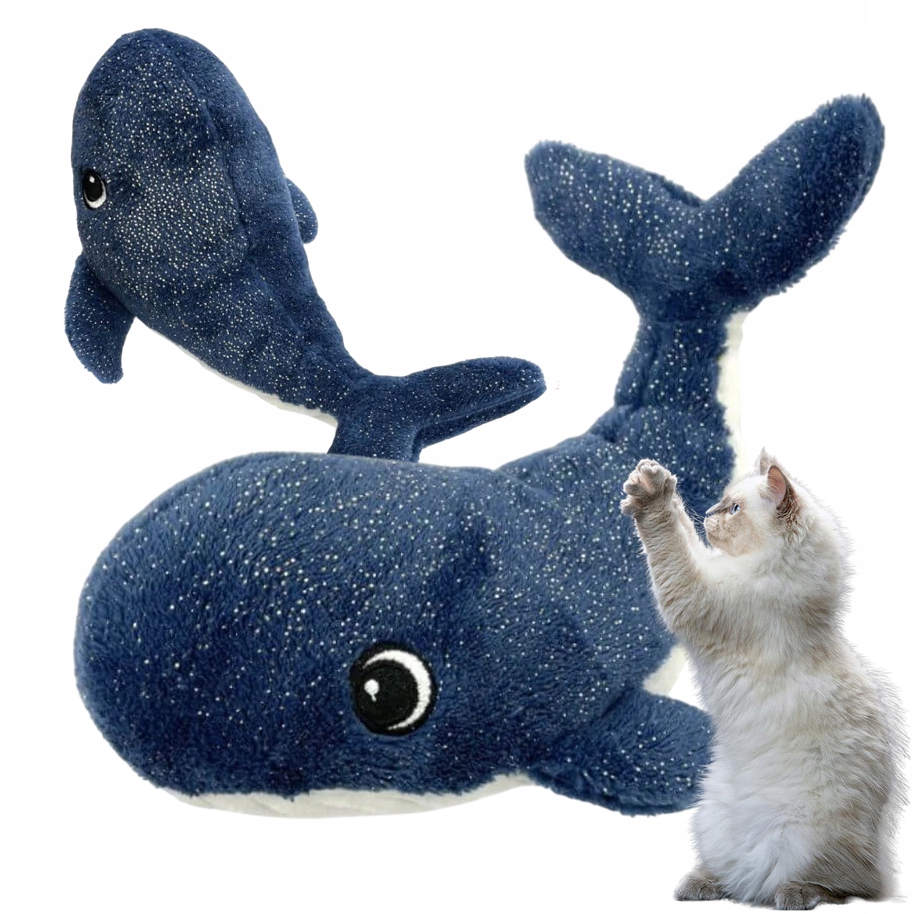 Levně Interaktivní Hračka Pro Kočky Disco Velryba Willy