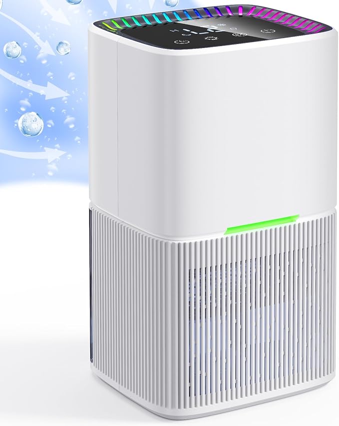Osuszacze Powietrza Do Domu 1600ML Z Automatycznym Wyłączaniem Cichy Biały