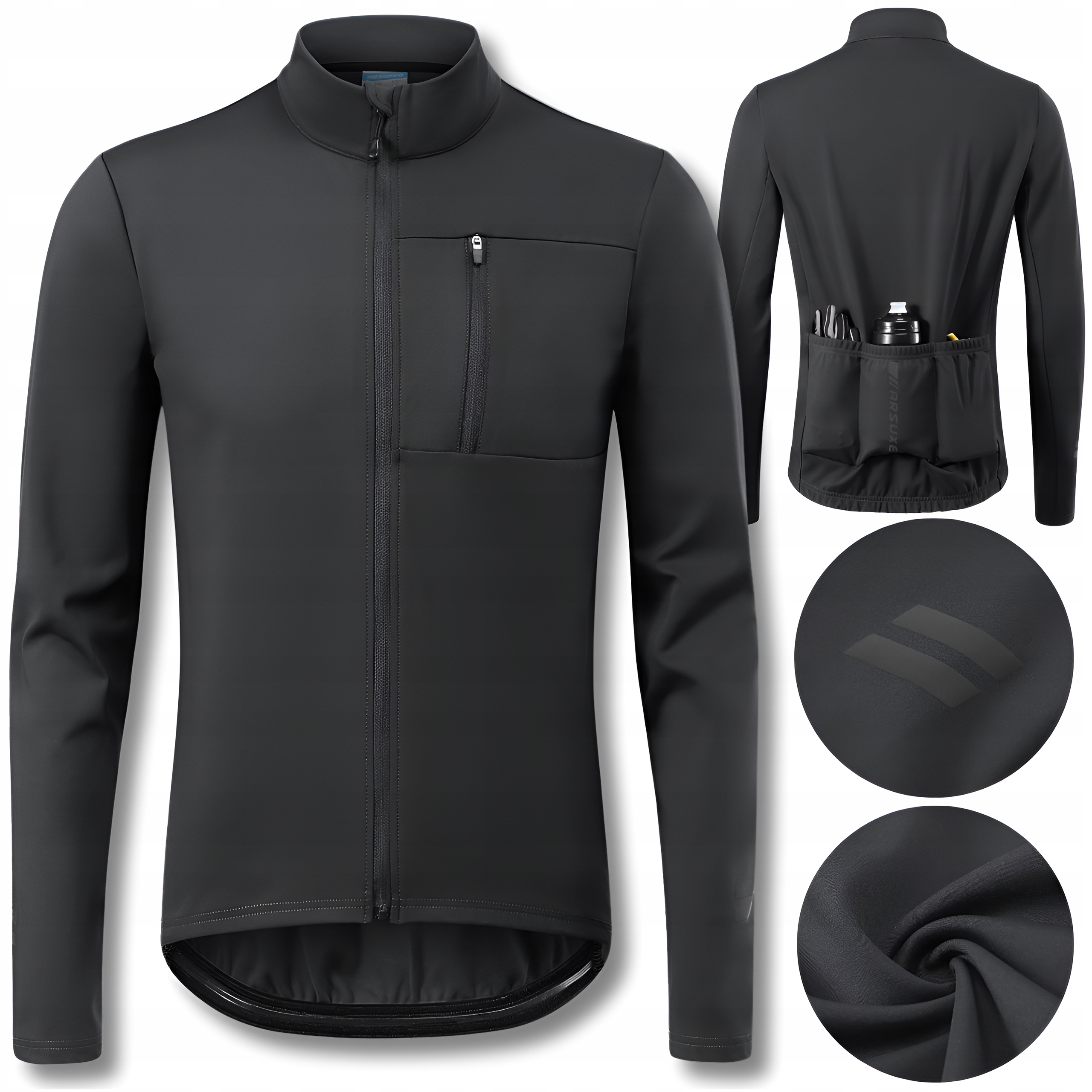 KURTKA ROWEROWA MĘSKA SOFTSHELL NA ROWER SPORTOWA KOLARSKA 23C ARSUXEO
