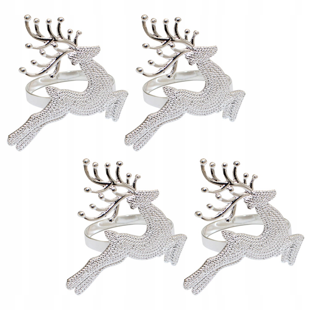 PIERŚCIEŃ Z KLAMRY DO SERWETEK W KSZTAŁCIE ŁOSIA NA HOUSEPARTY Marka bez marki