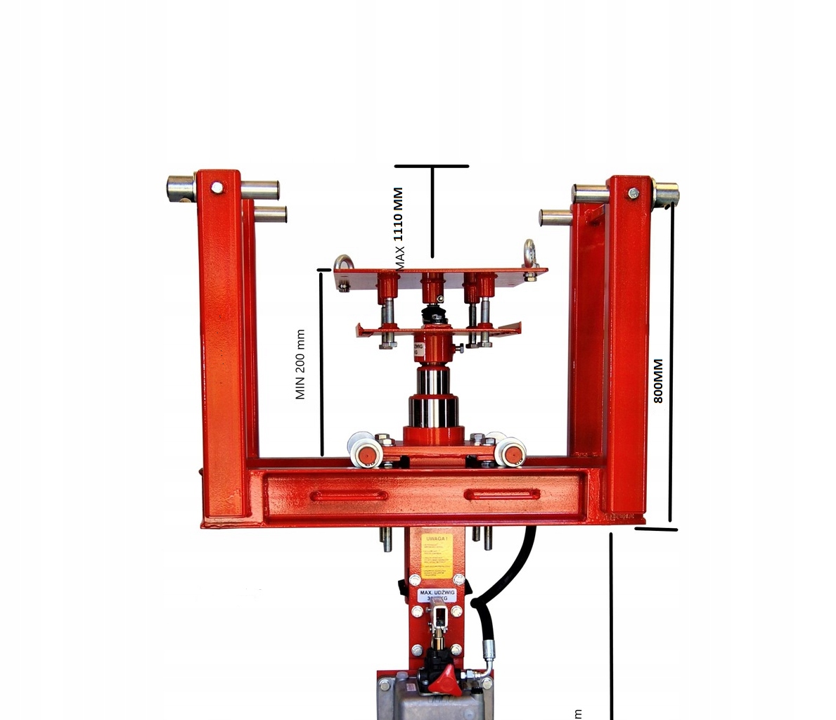 PODNOSNIK KANALOWY DO SKRZYN BIEGOW 3 5T MEGA MOC