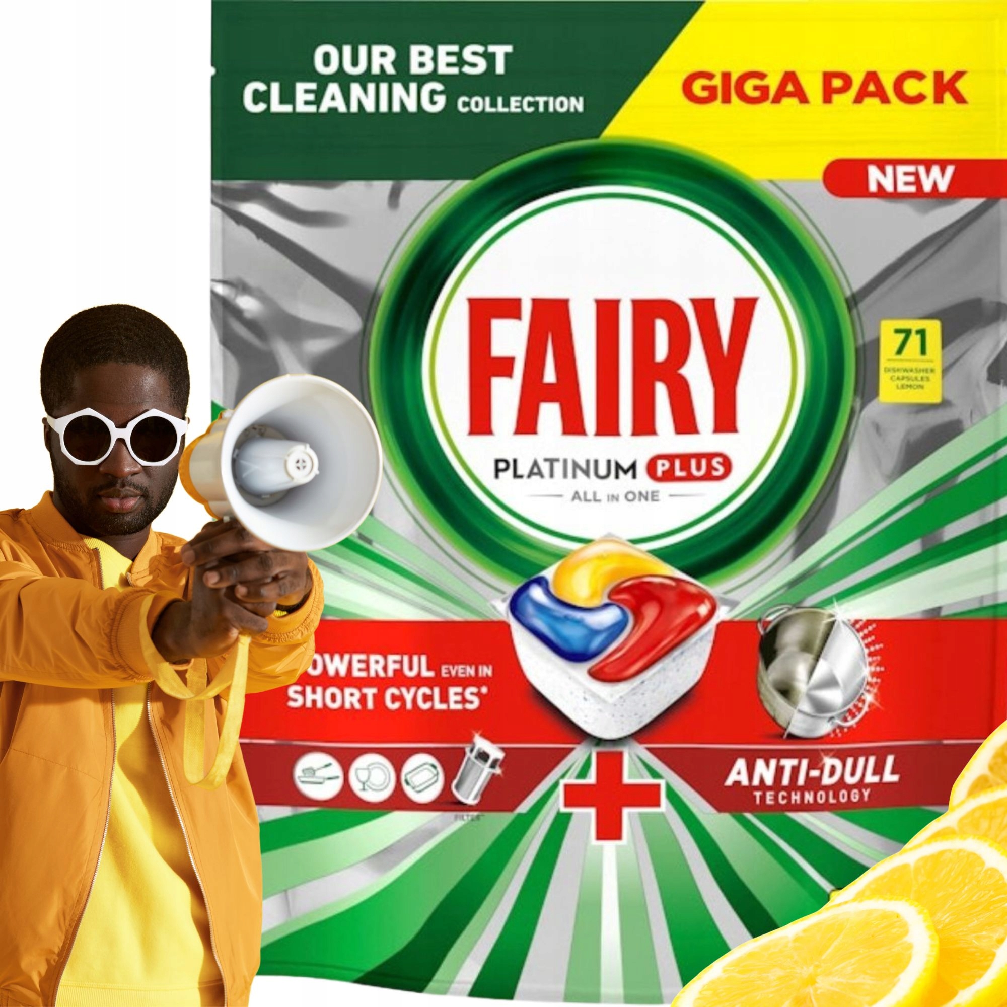 Fairy Kapsułki do zmywark Platinum Plus i All In One 71 szt.
