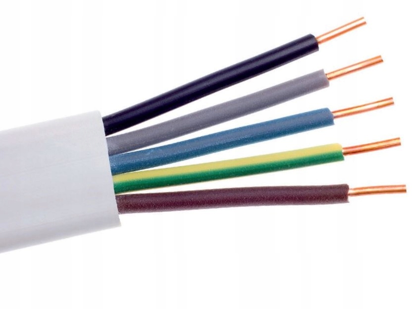 Przewód kabel instalacyjny drut YDYp 5x2,5 750V Elektrokabel 30m
