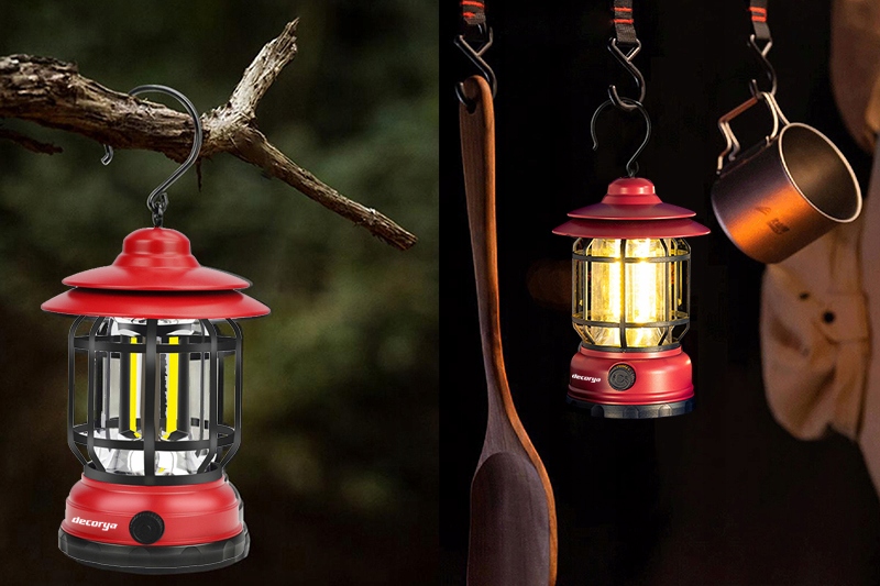 LAMPA LAMPKA ZEWNĘTRZNA PRZENOŚNA LED KEMPINGOWA TURYSTYCZNA ŁADOWANA USB-C Źródło światła LED