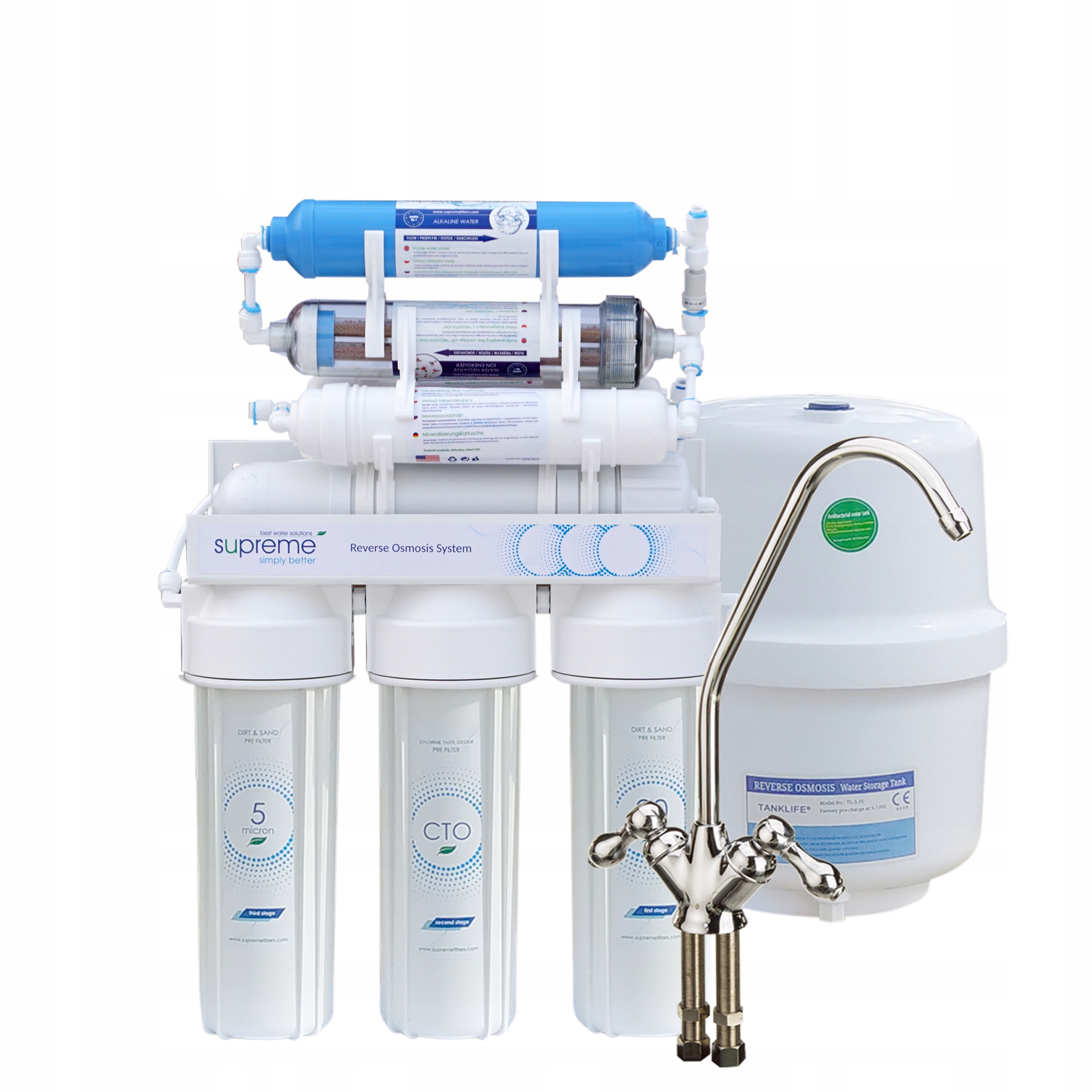 RO8 Supreme Ionizátor vody S-L-FIR-BIO200 Redox Orp -500 mV pH 11