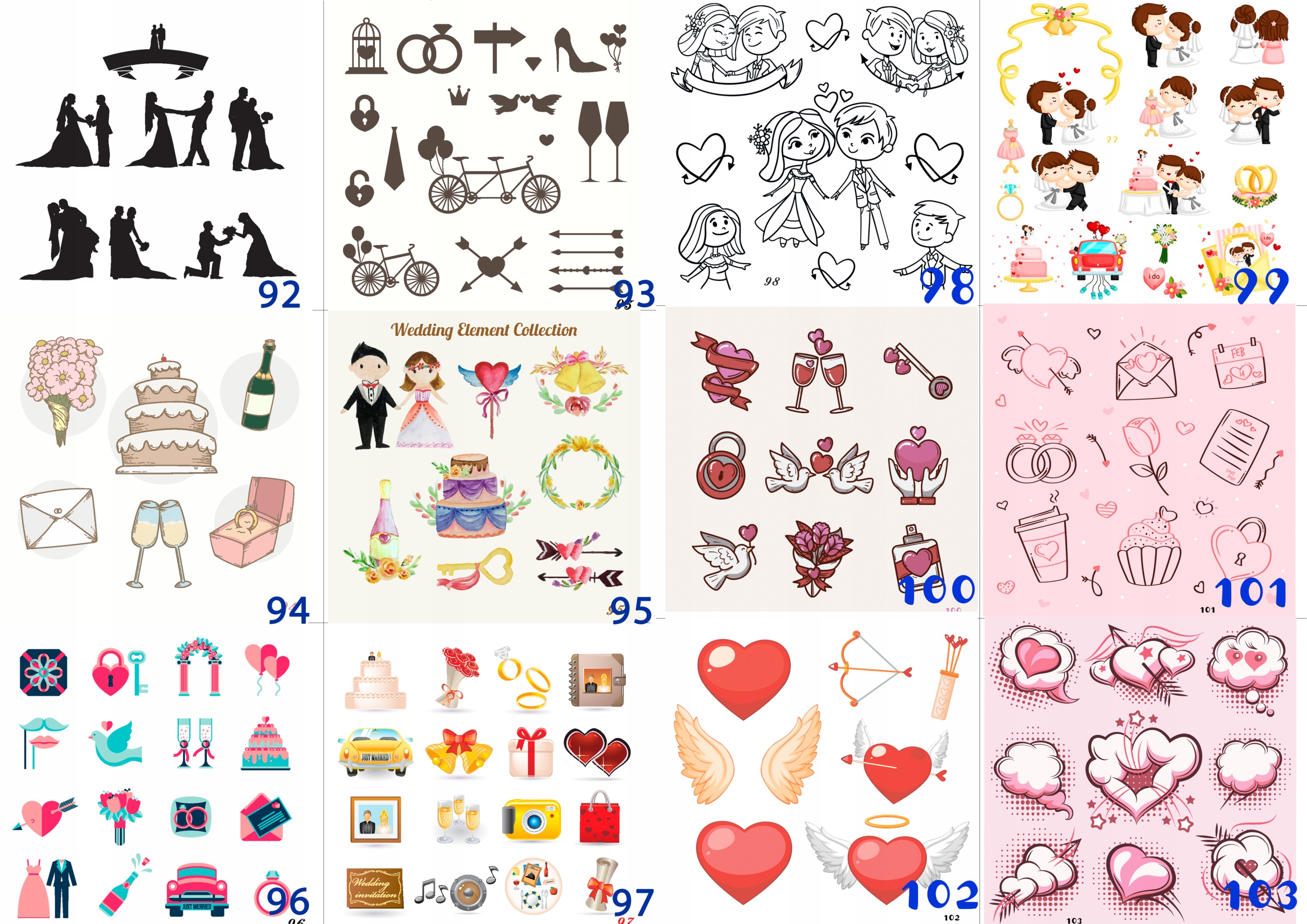 Naklejki ślubne do KSIĘGI GOŚCI ŚLUB wesele 10x10cm dużo wzorów Cechy dodatkowe brak