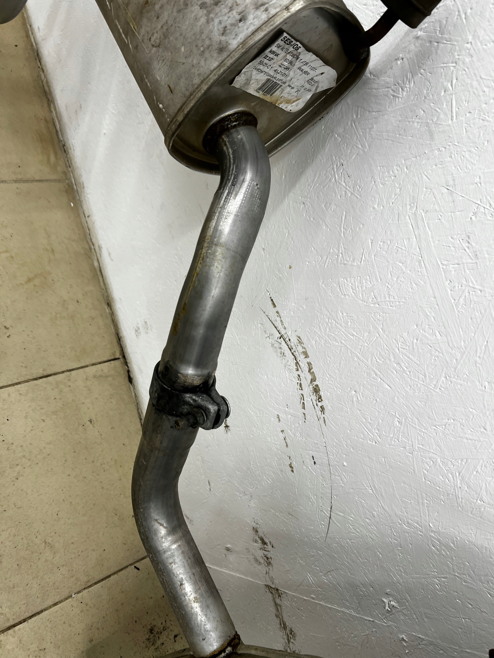 muffler, exhaust 1.4 TSI 122KM CAX SEAT ALTEA LIFT