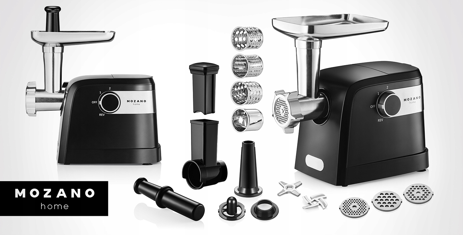 MASZYNKA DO MIELENIA MIĘSA SZATKOWNICA ELEKTRYCZNA DUŻY ZESTAW Moc nominalna 800 W