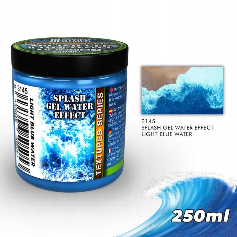 Gsw 3145 Water effect Gel Light Blue 250ml (efekt