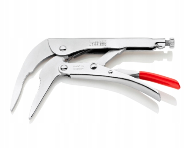 Szczypce Zaciskowe Wąskie Kątowe 200mm Knipex