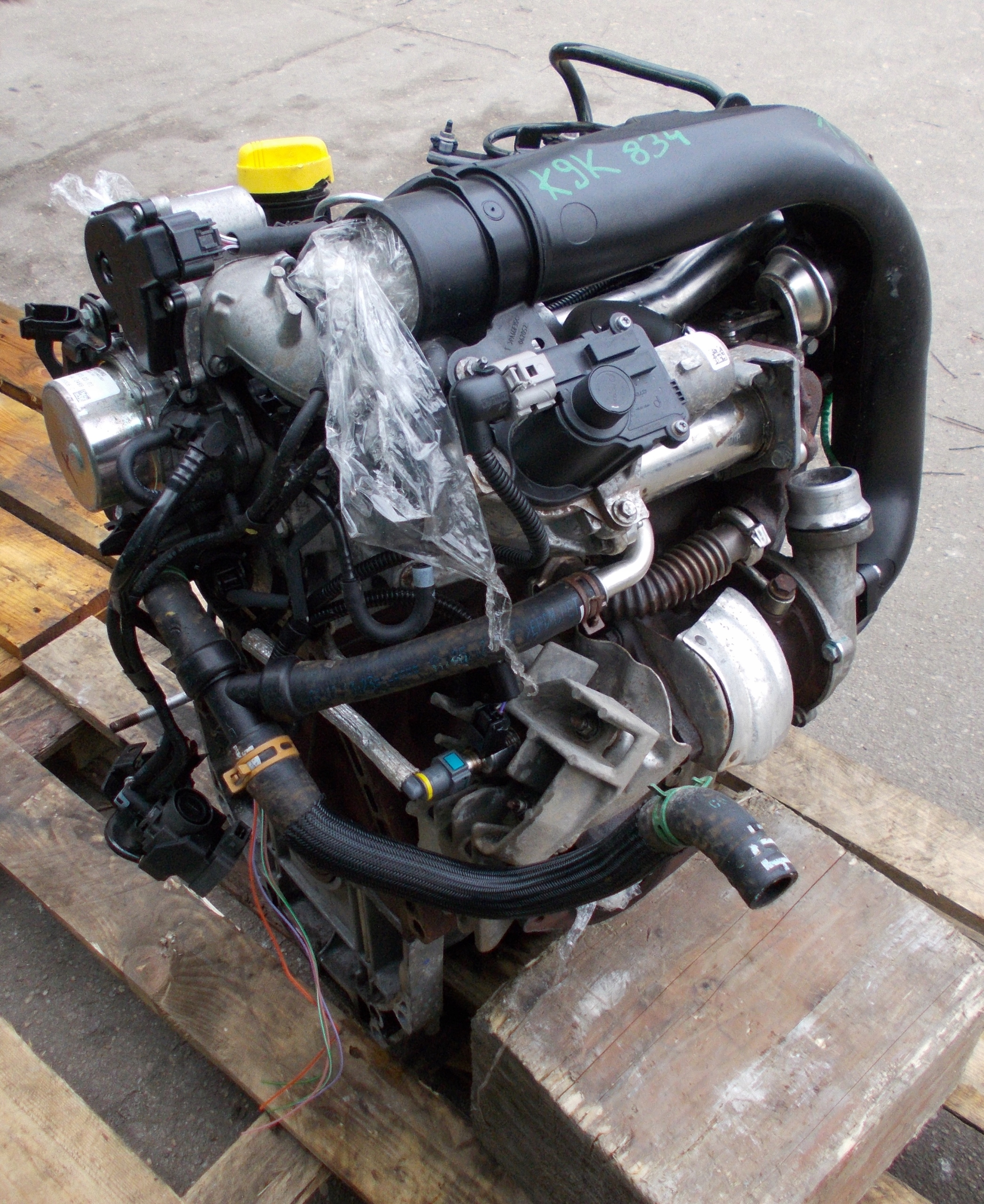 RENAULT SCENIC III 1.5 DCI engine complete K9KH834