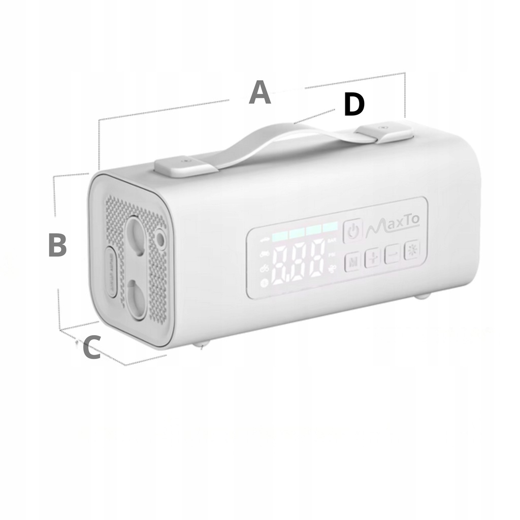 Jump Starter Booster Kompresor Samochodowy Dmuchawa Powerbank Produkt wprowadzony do obrotu na terenie UE przed 13.12.2024 Tak