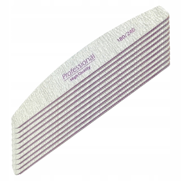 

Pilnik Do Paznokci Łódka 180/240 Pro Hq 10 Sztuk