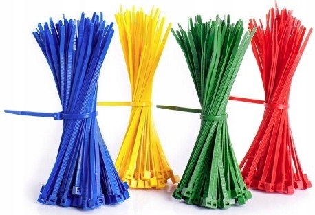 Opaski zaciskowe trytytki 2,5x200 MM 120x kolorowe