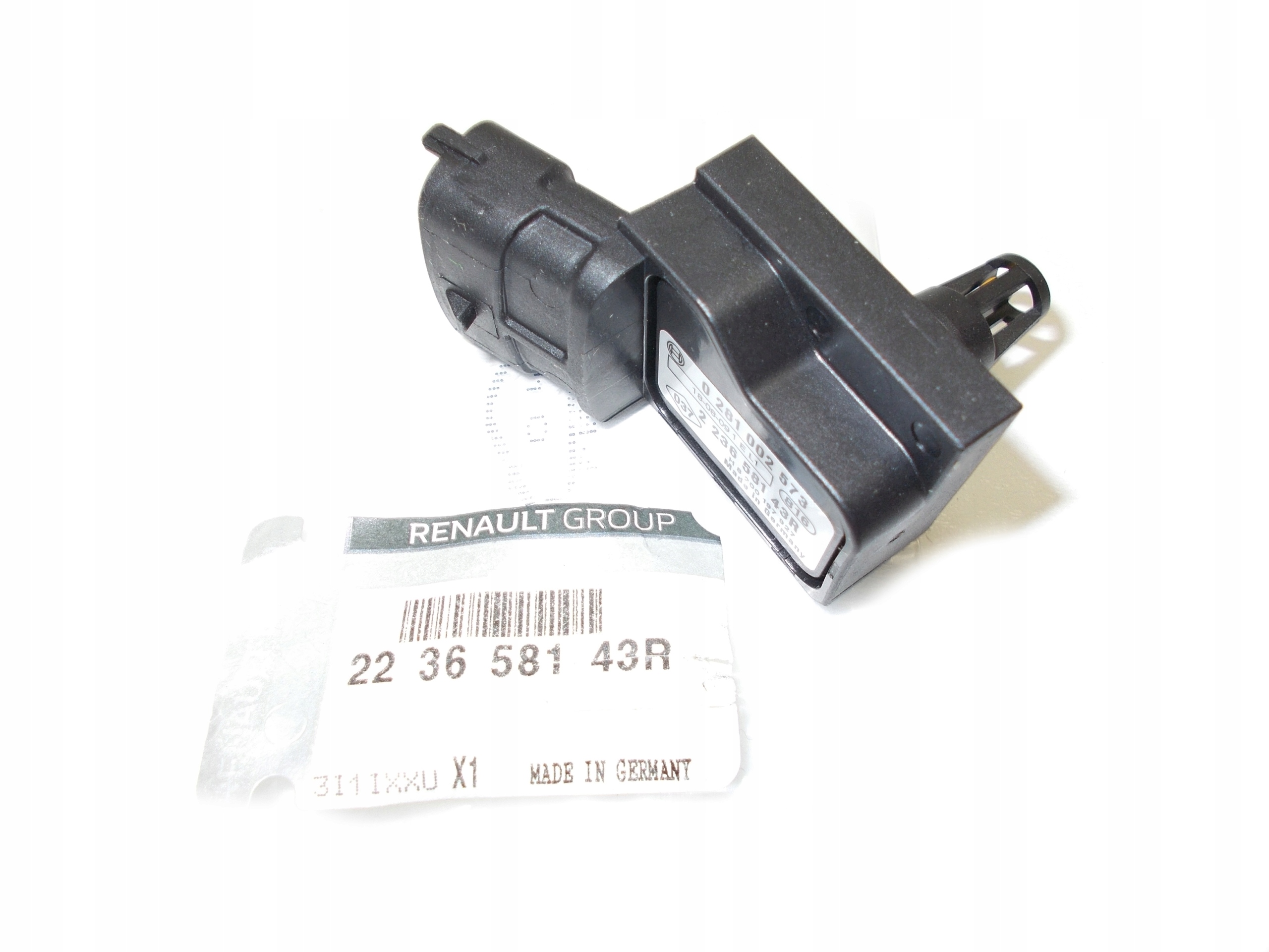 0281002573 - ДАТЧИК НАДДУВА 2.2 DCI MASTER II 223658143R