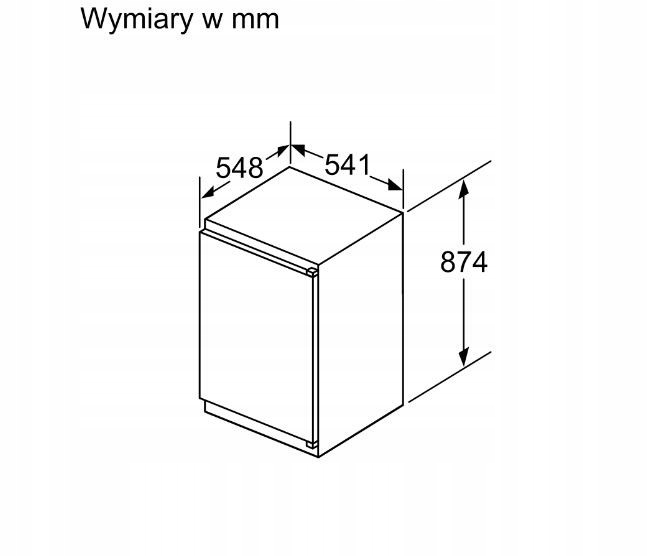BOSCH Chłodziarko-zamrażarka KIL22NSE0 Kolor dominujący biały