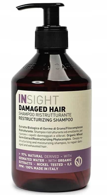 

Insight Damaged Hair Szampon Odbudowujący 400ml