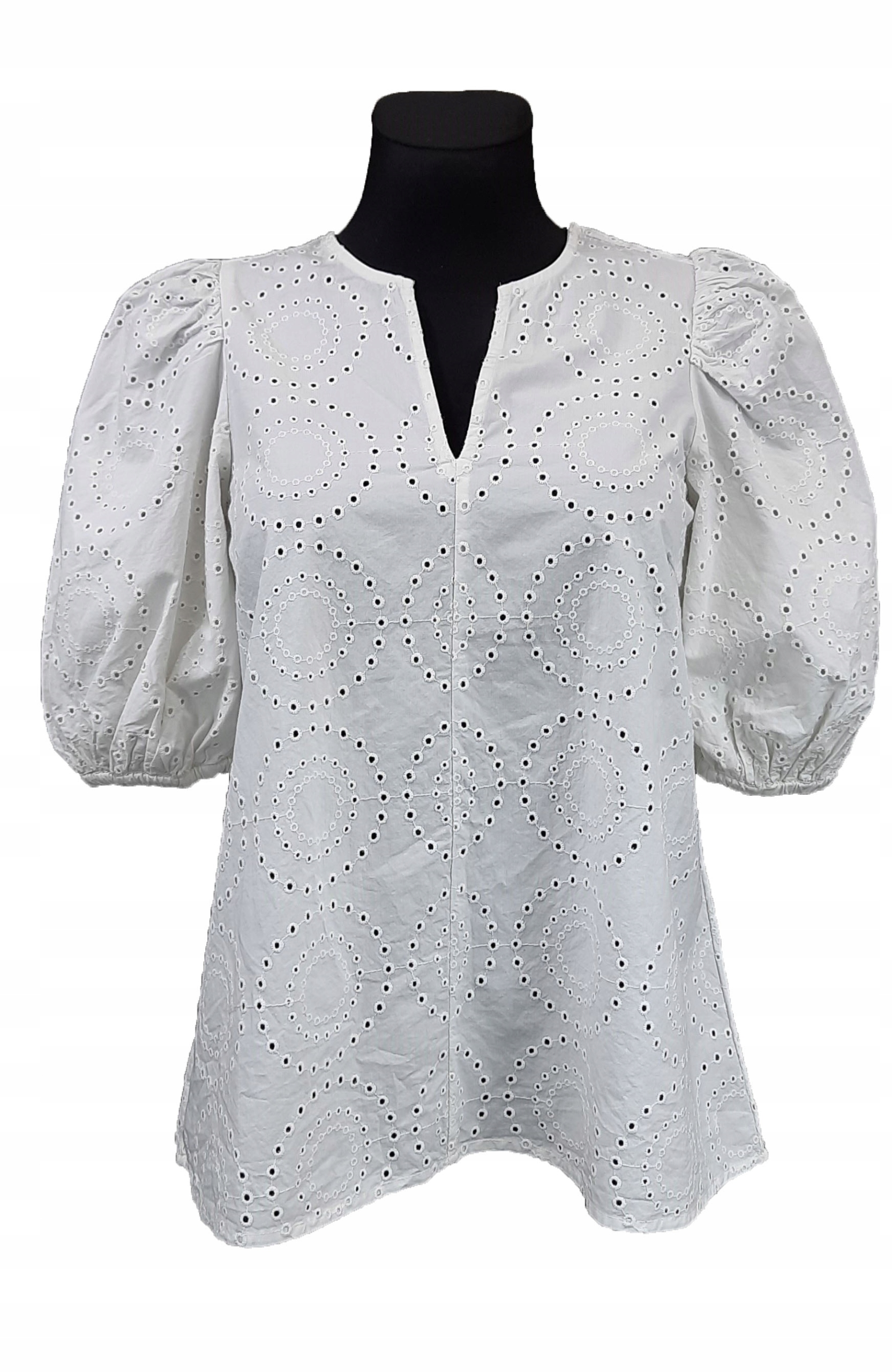 

Bawełniana bluzka w stylu boho inWEAR haft ażur 40