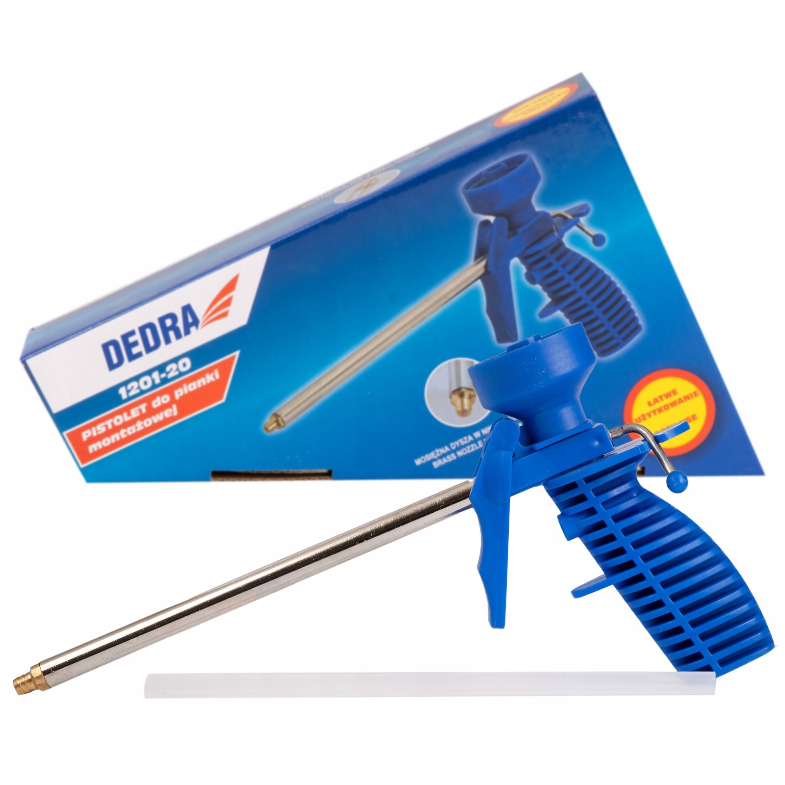 DEDRA PISTOLET DO PIANKI PIANY MONTAŻOWEJ PLASTIKOWY 1201-20