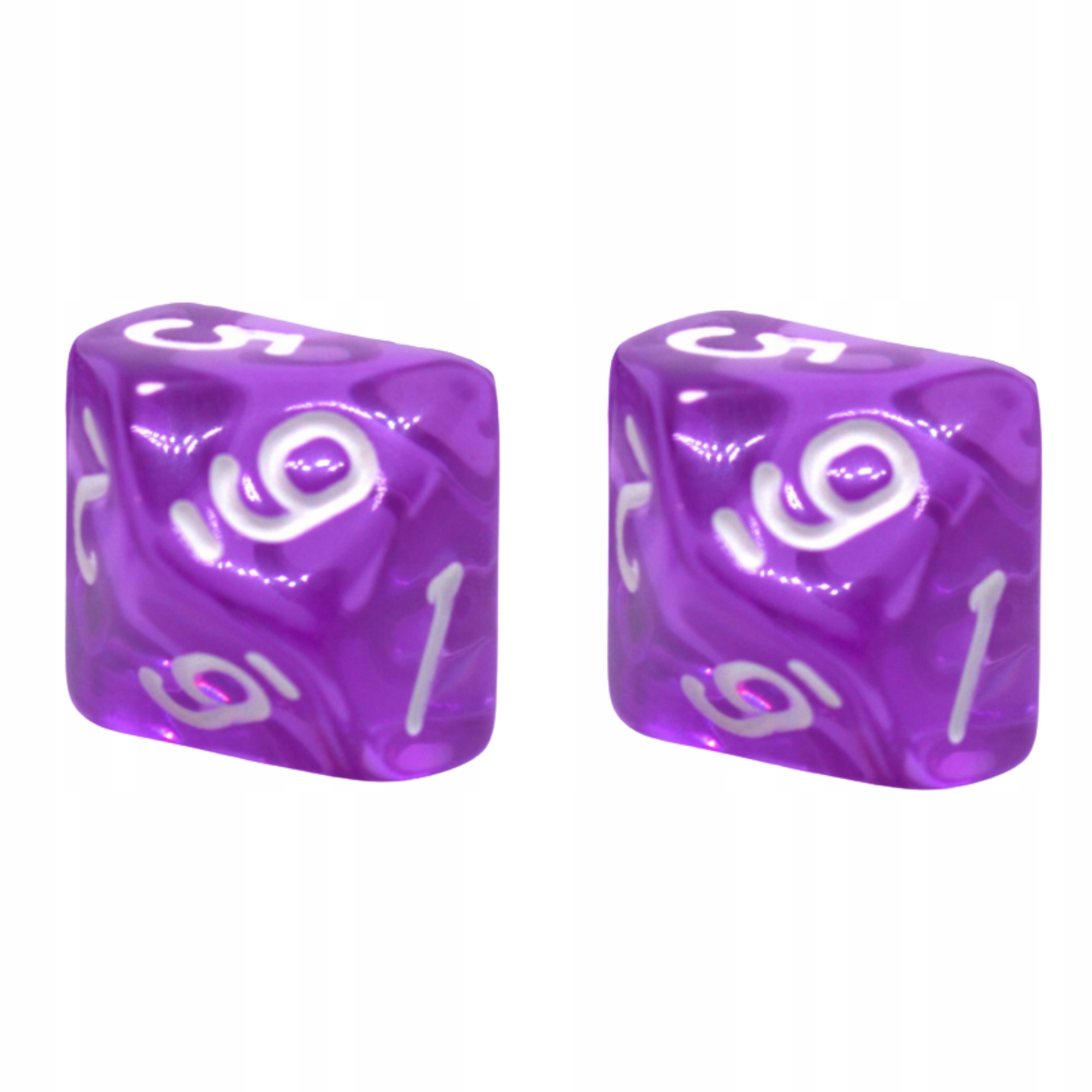 ZESTAW 2 KOSTEK K10 RPG KOŚĆ BEZ I AGREST 0-9