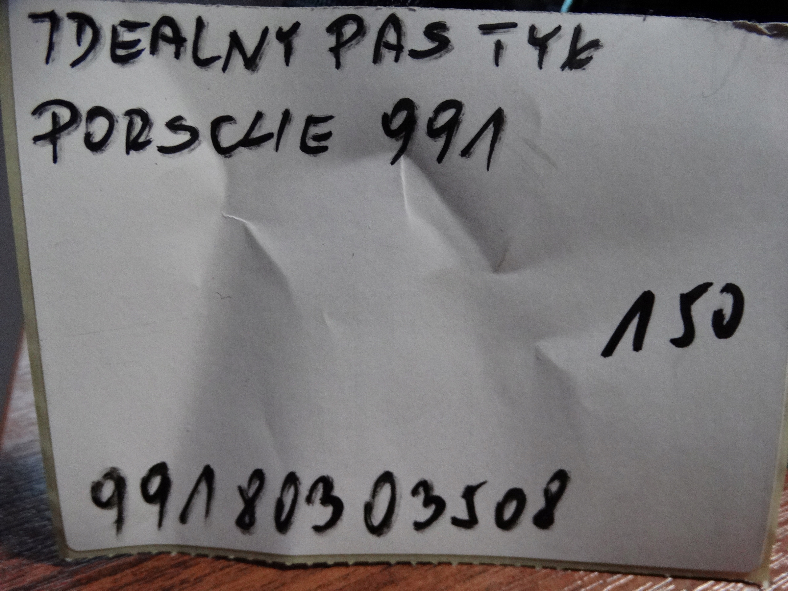 IDEALNY rear panel PORSCHE 991 1 9