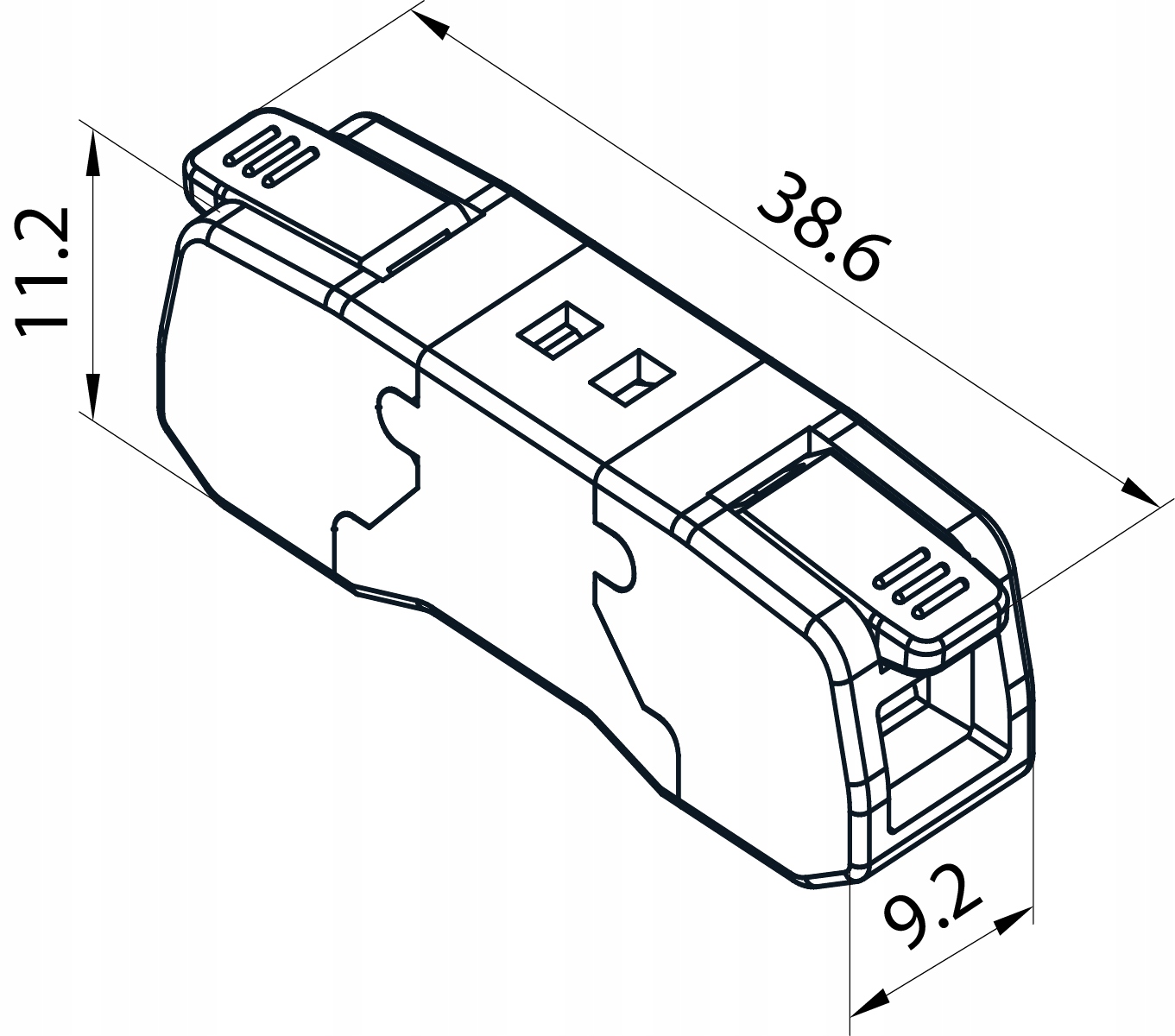 SZYBKOZŁĄCZKA PRZELOTOWA ŁĄCZENIOWA 0,2-2,5 mm² / 1 , 1 szt. EAN (GTIN) 5901769019515