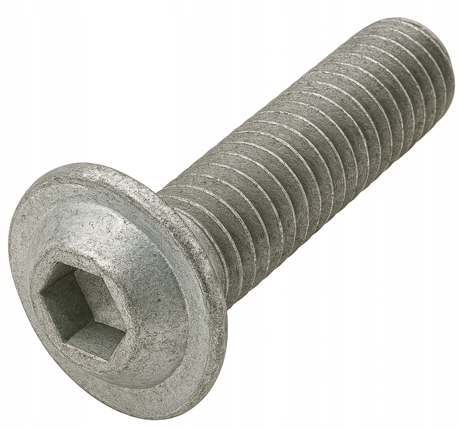 Śruby Z Łbem Podkładkowym M10x25 mm ocynk płatkowy 10,9 Solidne 200 szt.