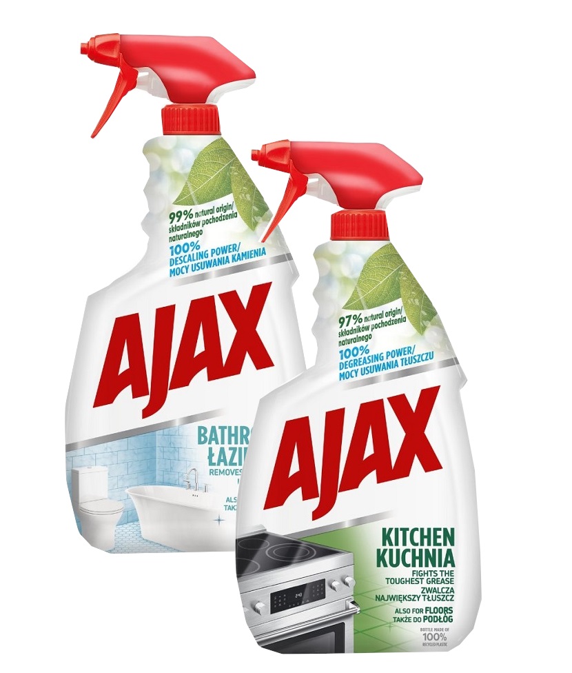 

Ajax spray do czyszczenia 2x750ml Łazienka Kuchnia