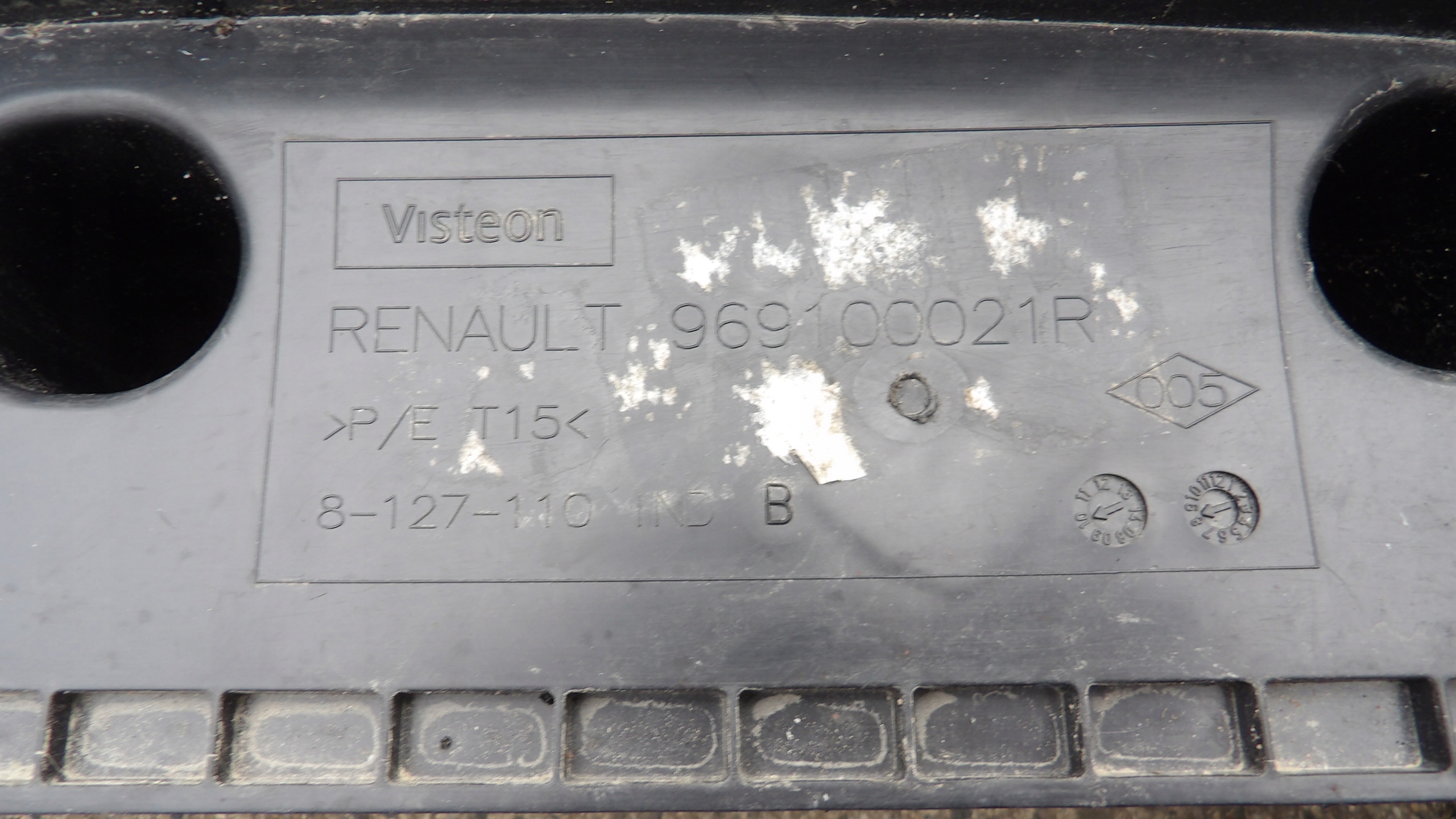 RENAULT SCENIC III TUNEL central