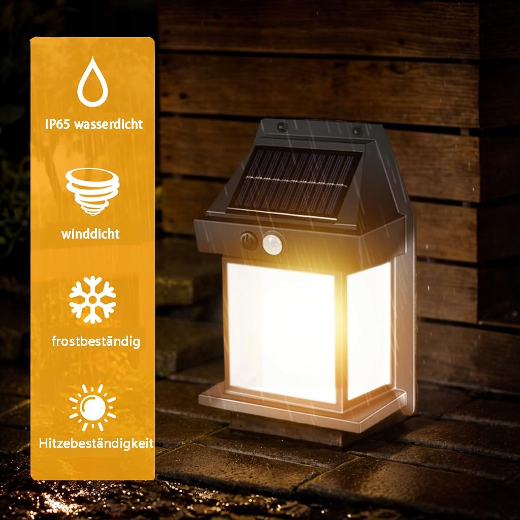 Lampa Solarna Zewnętrzna Z Czujnikiem Ruchu Wodoodporna IP65 1200mAh HQYNSS — miniatura 3
