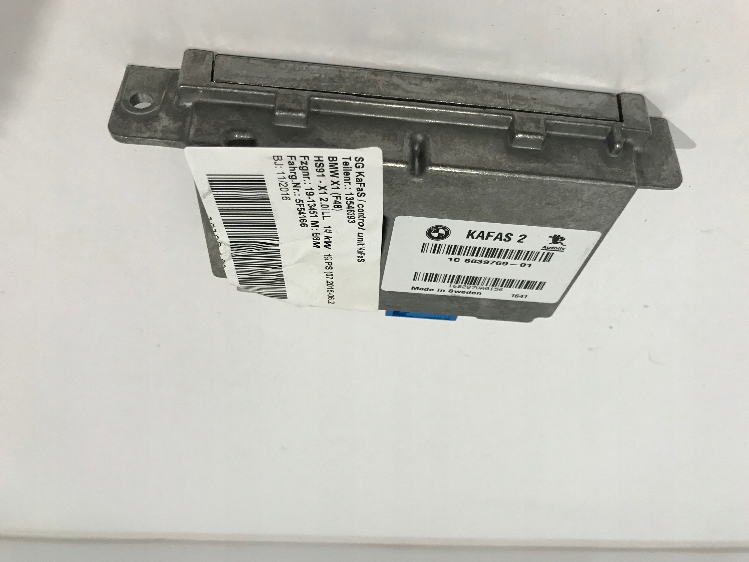 0000000000 - BMW X1 F48 модуль драйвера kafas камери 6839769