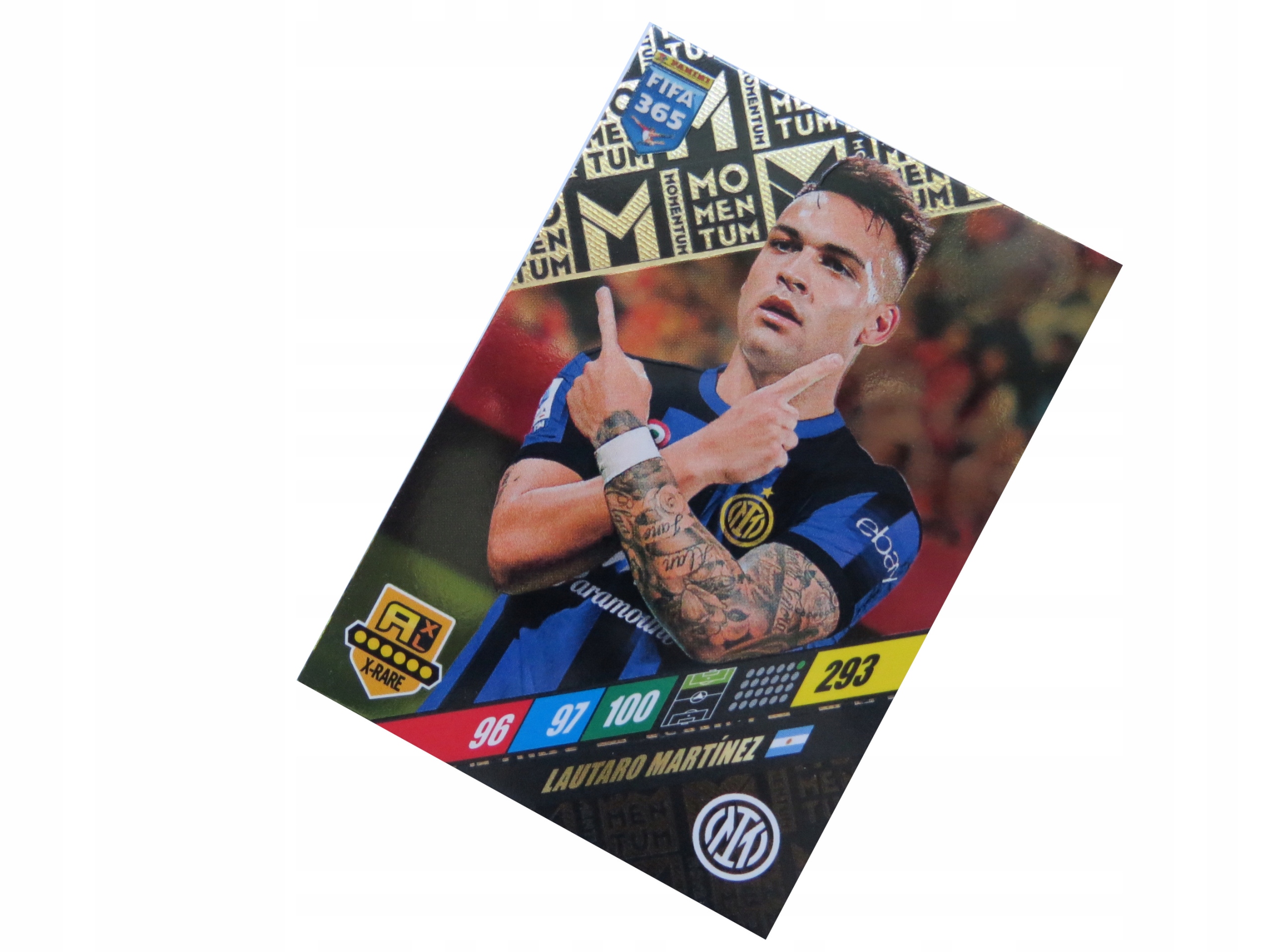 Panini Fifa 365 2024 Karty Piłkarskie X-rare Momentum Lautaro Martinez Int