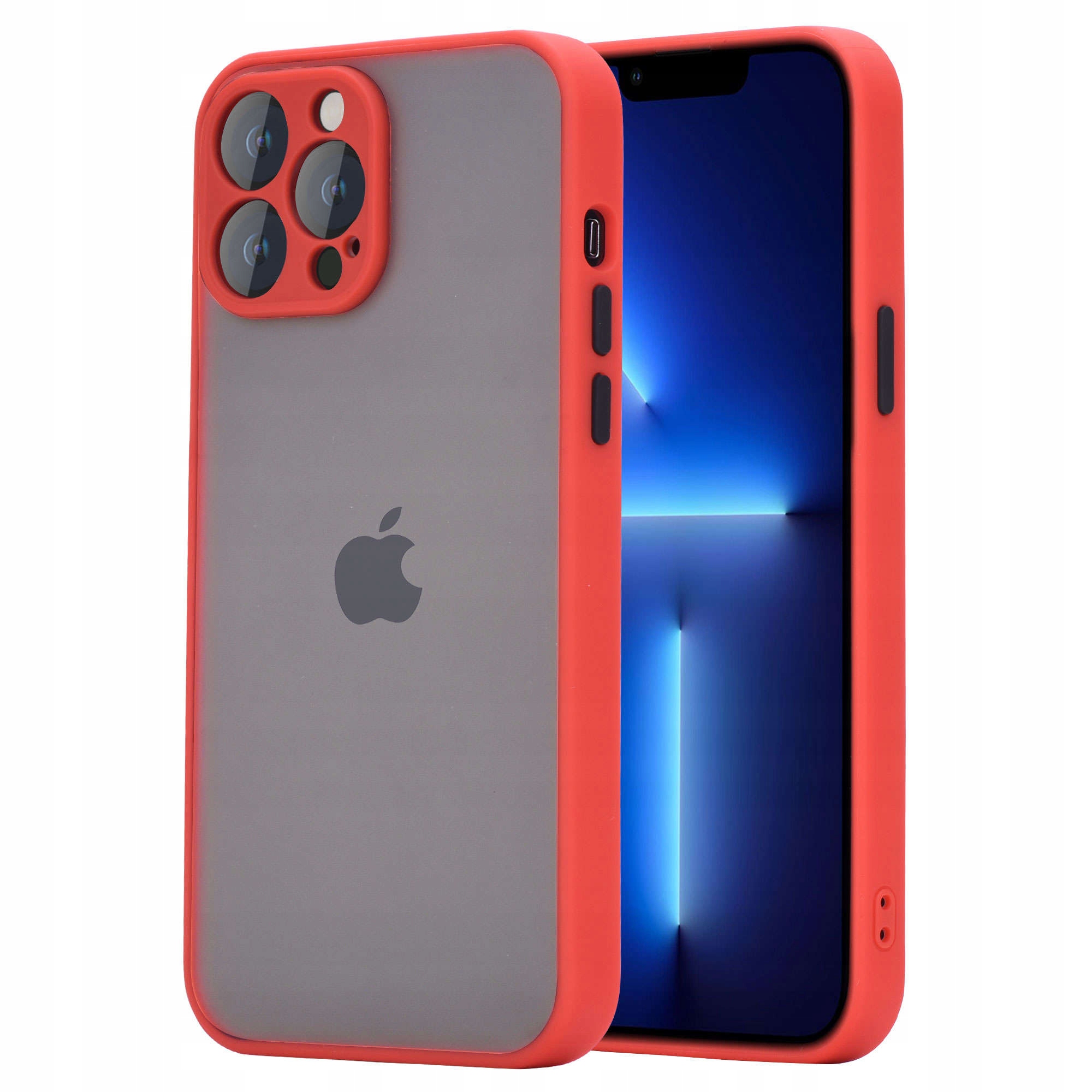 

Etui Ochrona Aparatu Do Iphone 13 Pro Czerwony