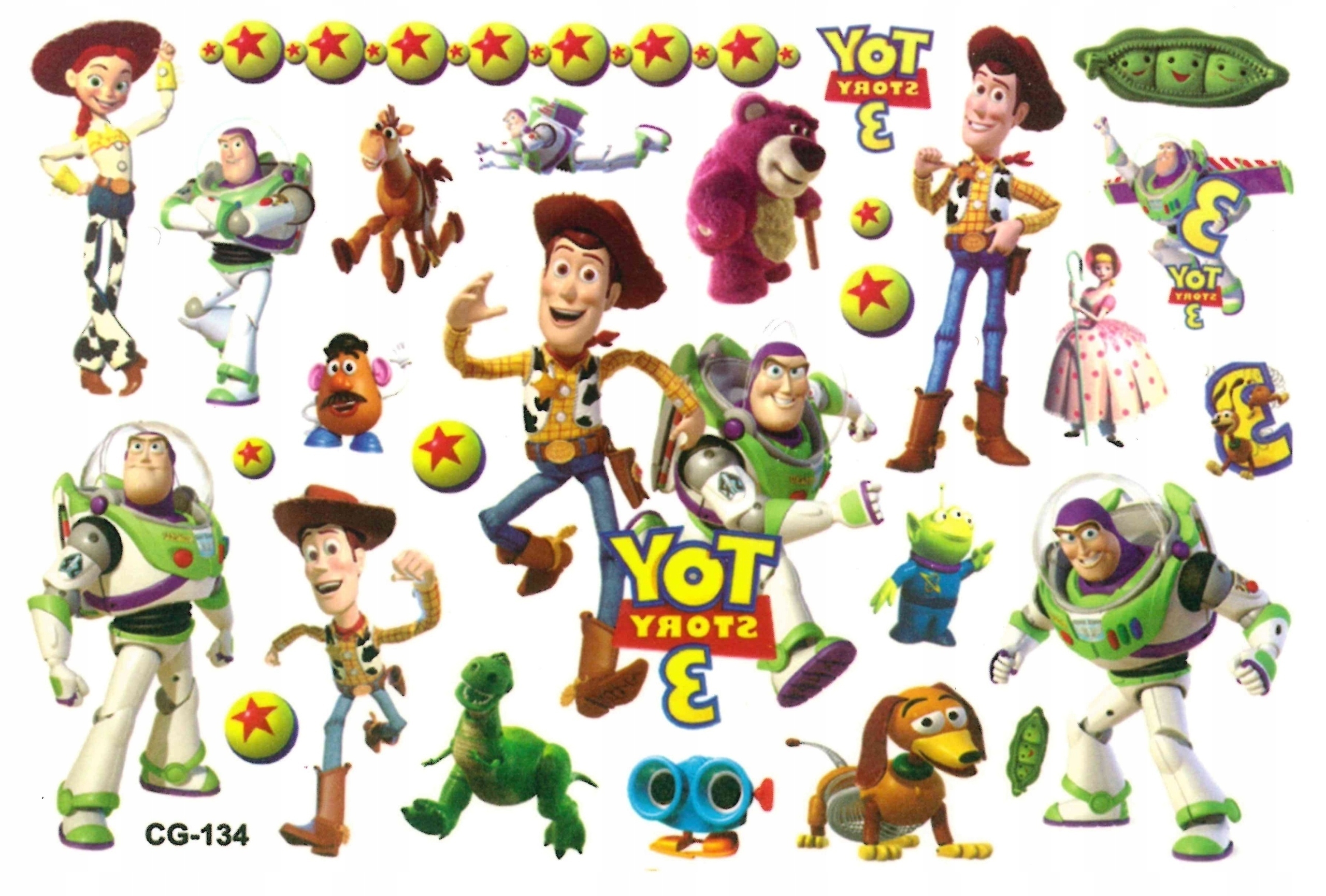 

Tatuaż zmywalny dla dzieci Toy Story CG134