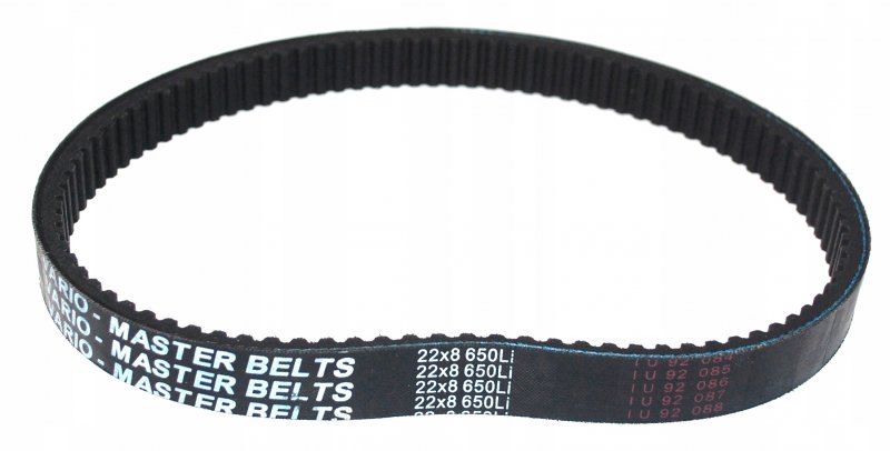 PAS WARIATOROWY UZĘBIONY 22x8 650 Li VARIO PASEK ZĘBATY MASTER BELTS