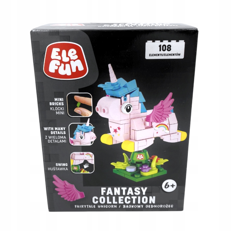 Klocki Elefun Fantasy Collection Bajkowy Jednorożec 108 elementów