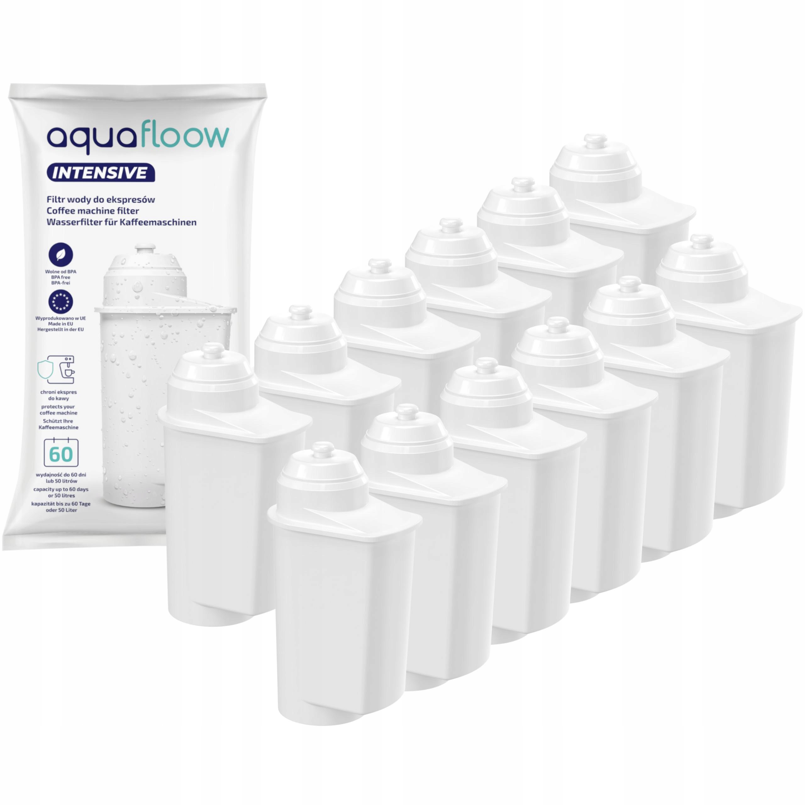 AquaFloow filtr do wody do ekspresu Siemens EQ3 EQ5 EQ6 EQ9 zamiennik 12x