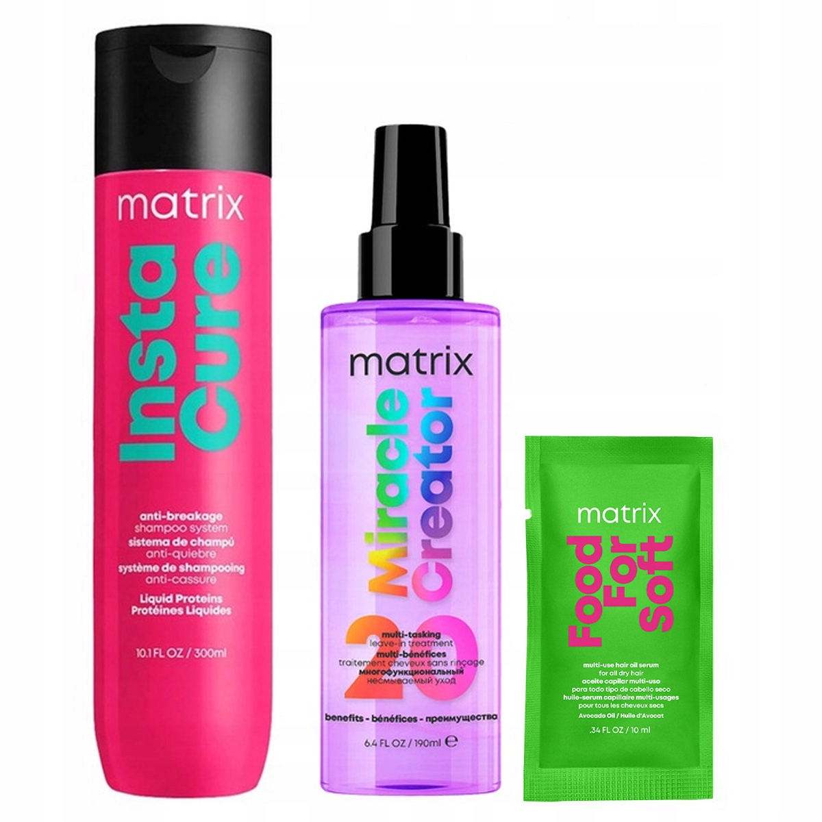 šampon a sprej pro křehké vlasy Matrix InstaCure Dárek