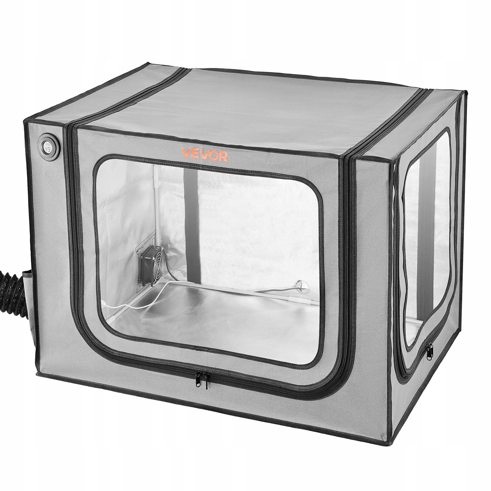 Pouzdro na 3D tiskárnu Bambu Lab A1 79 cm 58 cm, šedá Led