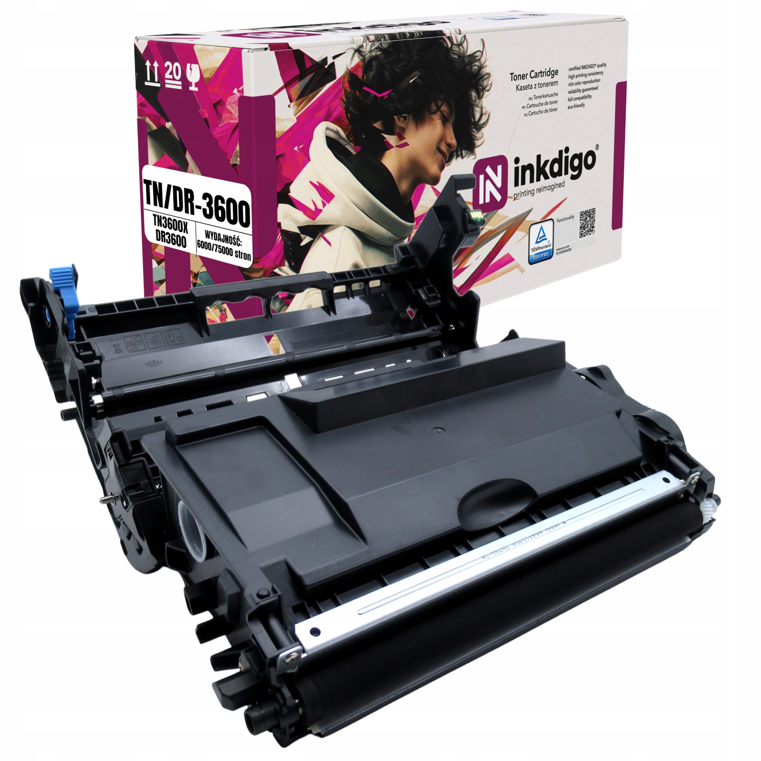 TN-3600 XL TN3600XL Toner+bęben Zamiennik Do Brother HL-L5210 MFC-L5710