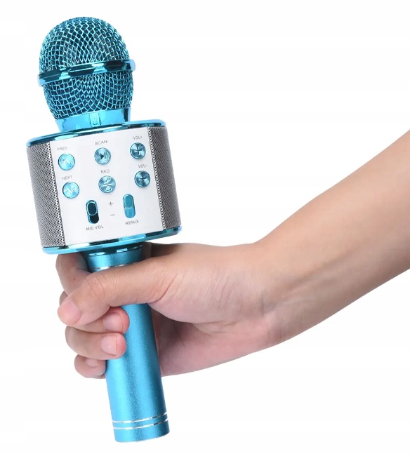 MIKROFON DLA DZIECI BEZPRZEWODOWY PRZENOŚNY BLUETOOTH Z GŁOŚNIKIEM KARAOKE Rodzaj mikrofon