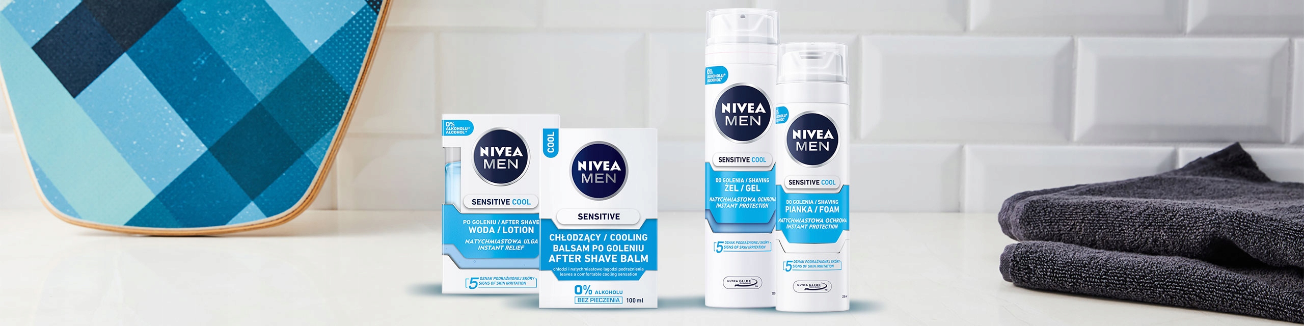 Żel do golenia NIVEA MEN Sensitive chłodzący 200ml Rodzaj żel