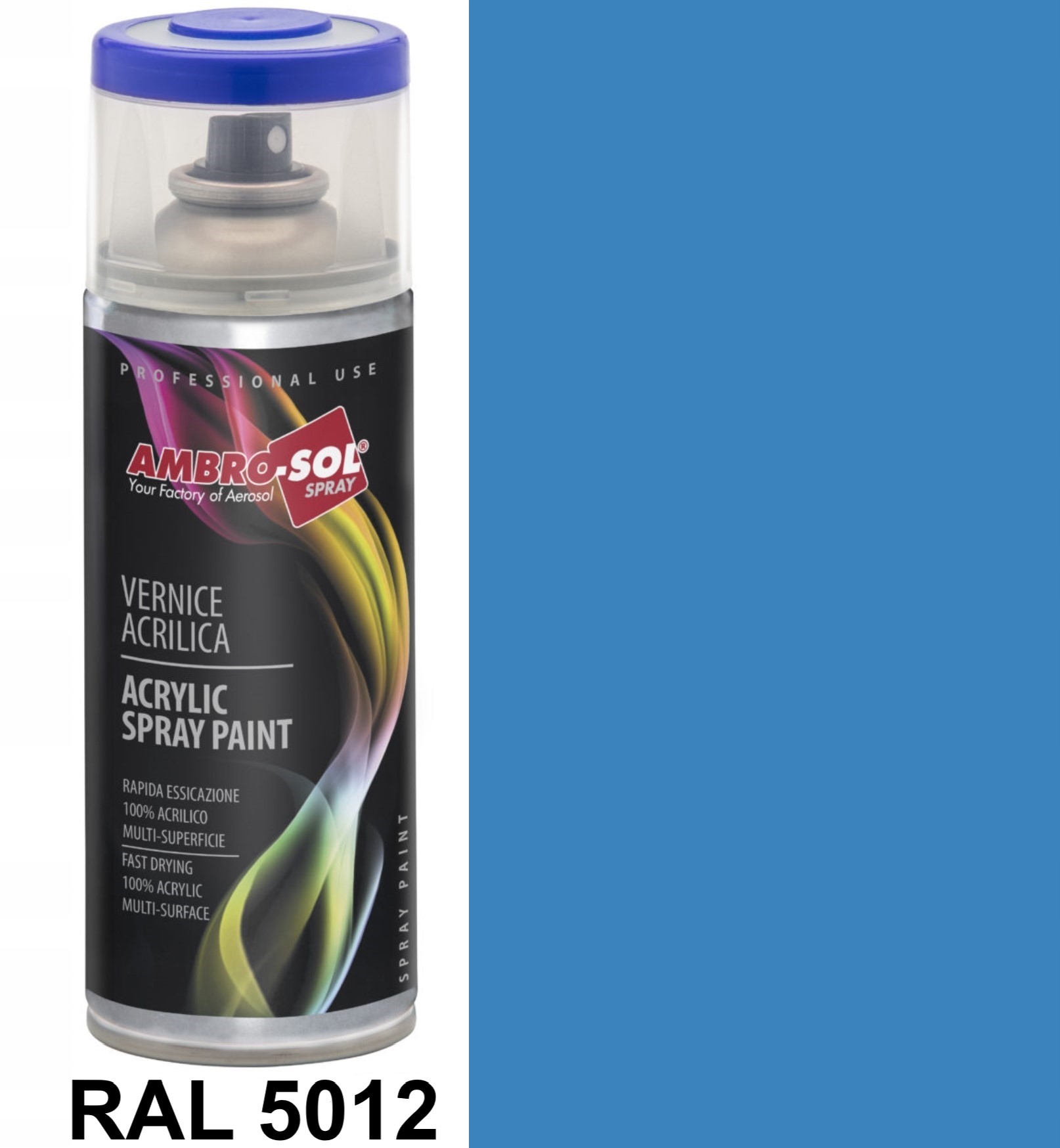 

5012 Ral Lakier Akrylowy Farba Spray Ambrosol