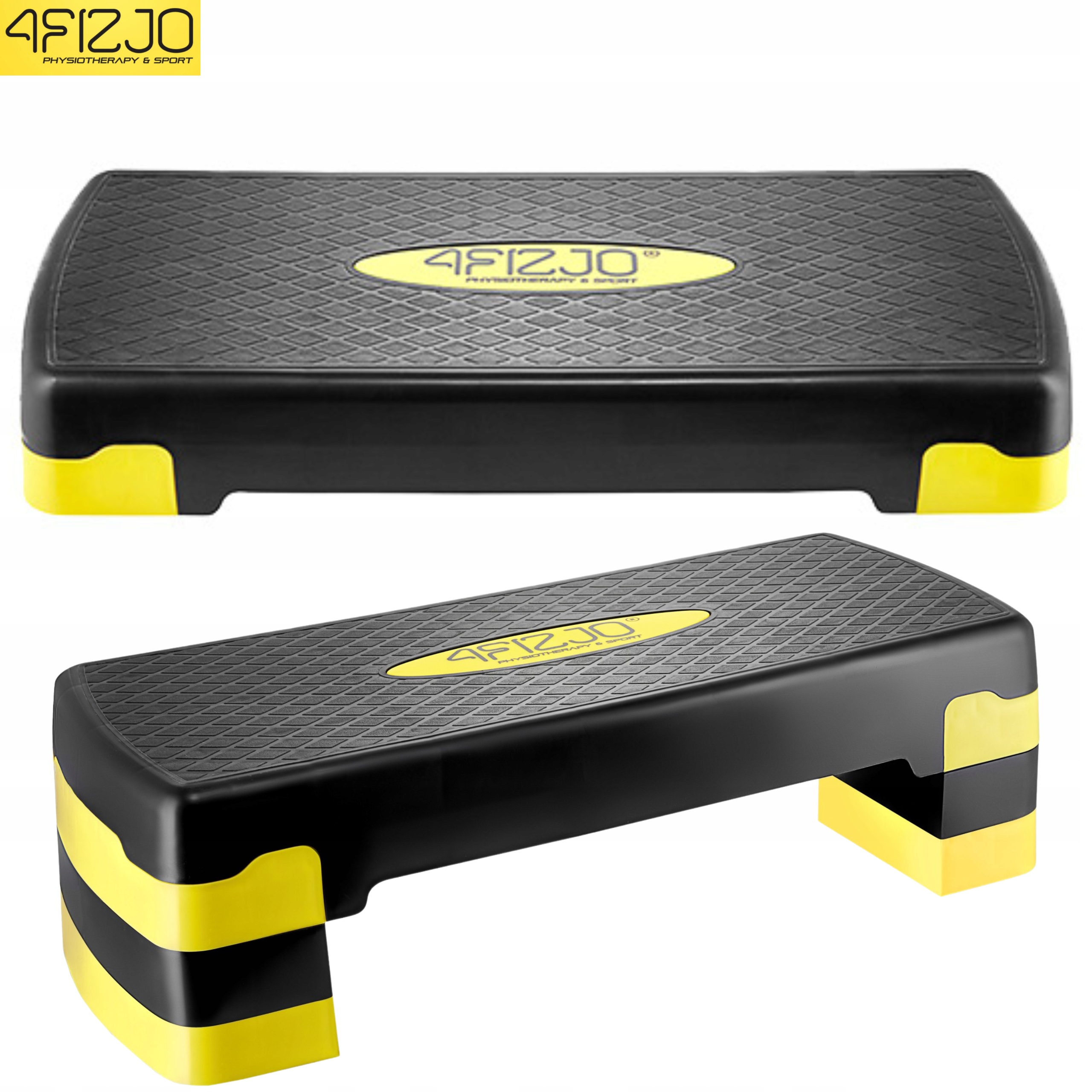 Step do ćwiczeń z regulowaną wysokością - 3 stopnie 4Fizjo Model 5907739311436