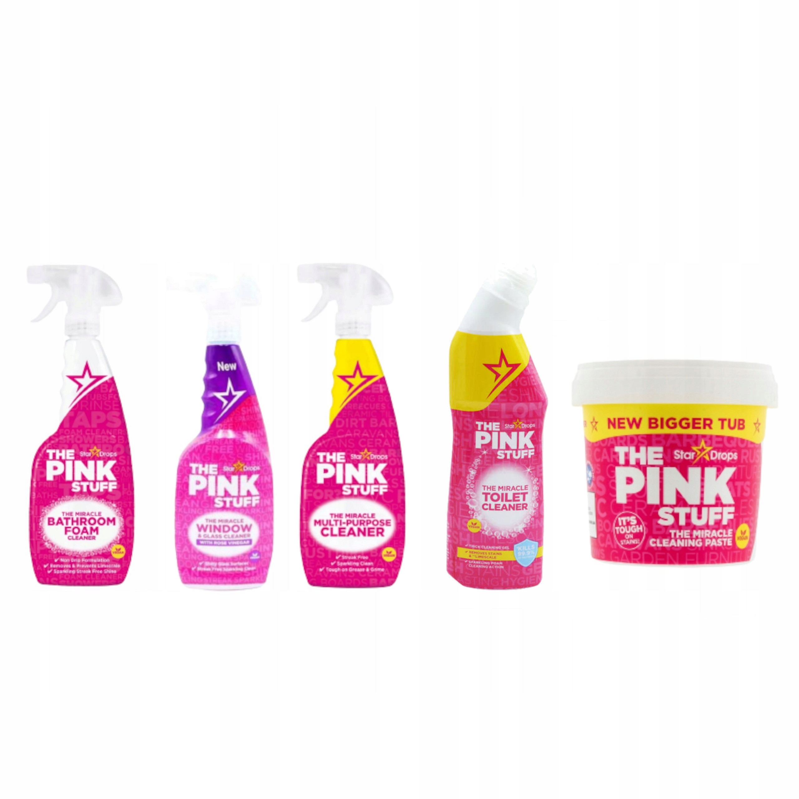 

Zestaw Pasta czyszcząca+Płyn czyszczący Pink Stuff