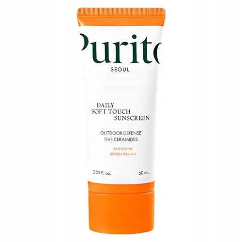 Purito Soft Sunscreen Spf 50+ Pa++++ krém s ochranným faktorem Spf a ceramidy 60 ml